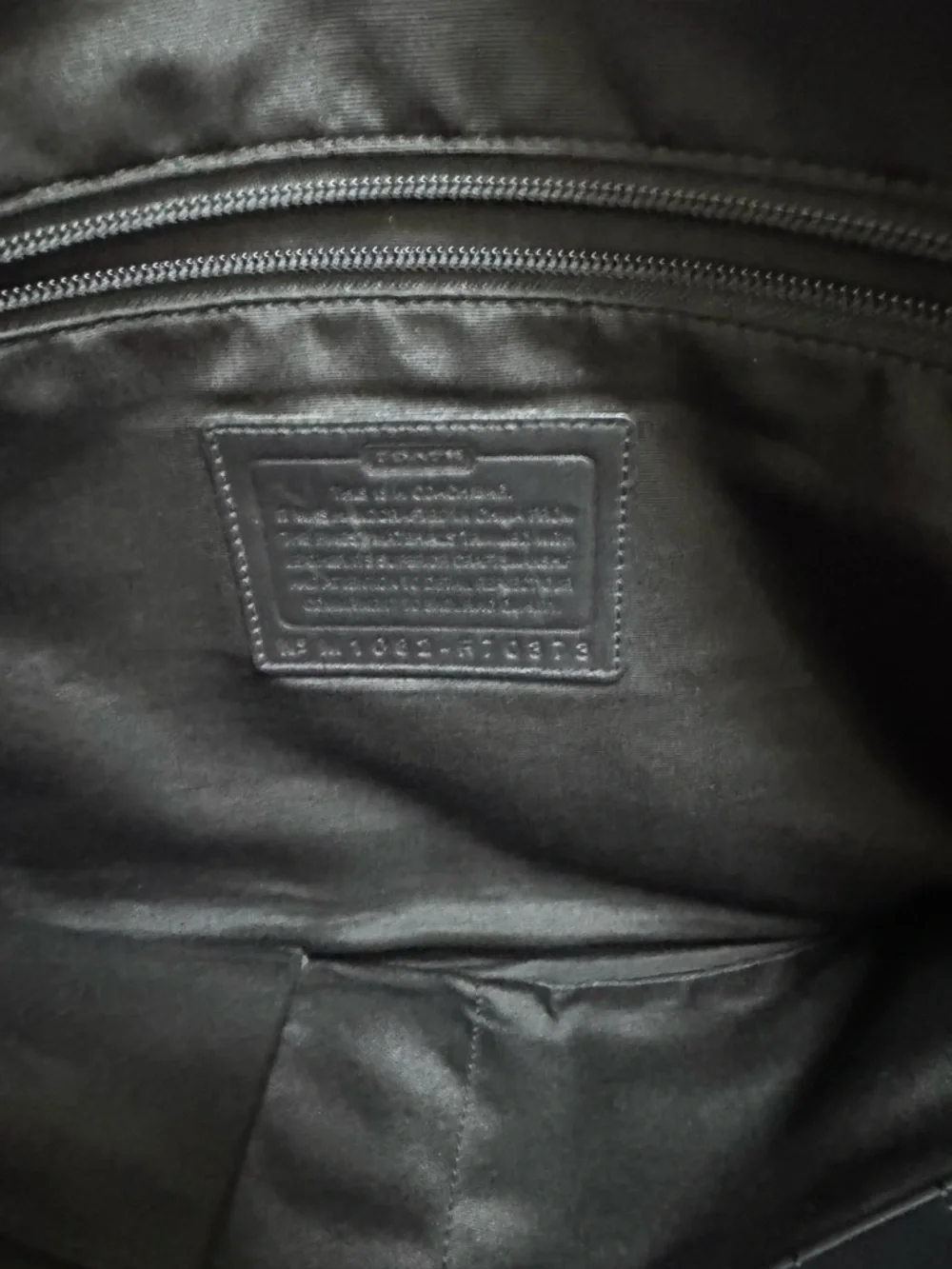 Coach Black Men's Briefcase with Top Handles